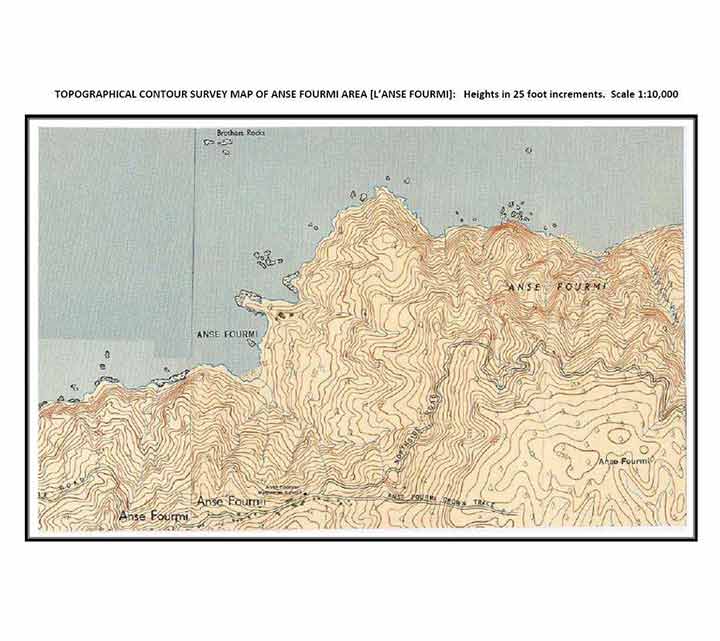 Lanse fourmi topographical map